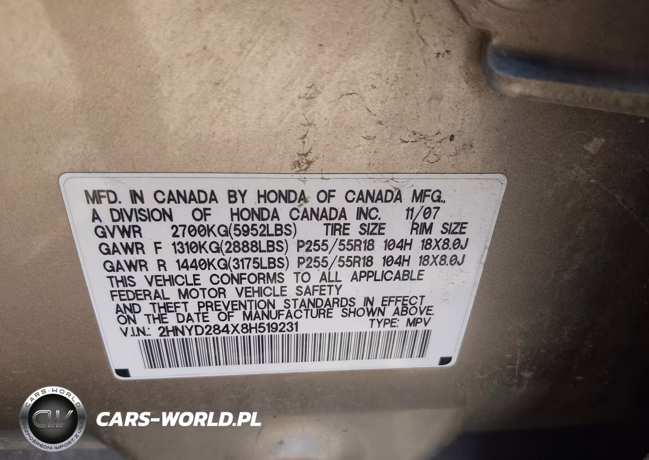 2008 Acura Mdx Technology Package VIN:2HNYD284X8H519231 - 9