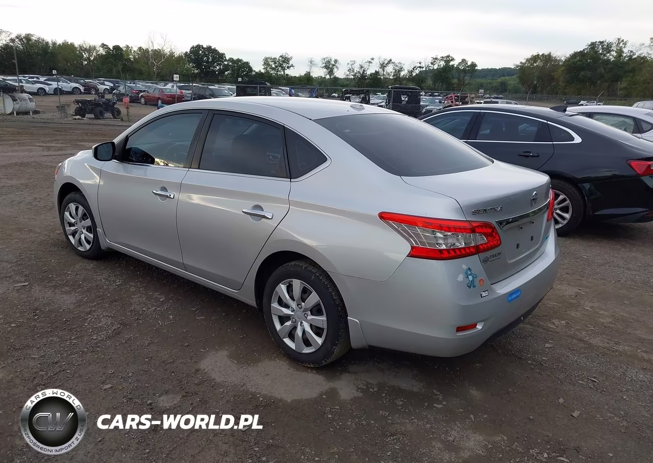 2014 Nissan Sentra Sv VIN:3N1AB7AP7EY302582 - 3
