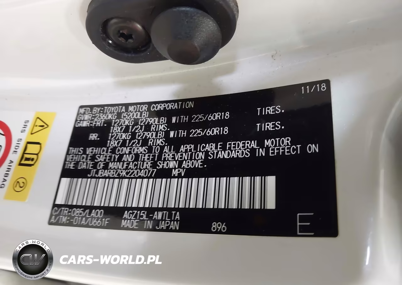 2019 Lexus Nx 300 VIN:JTJBARBZ9K2204077 - 9