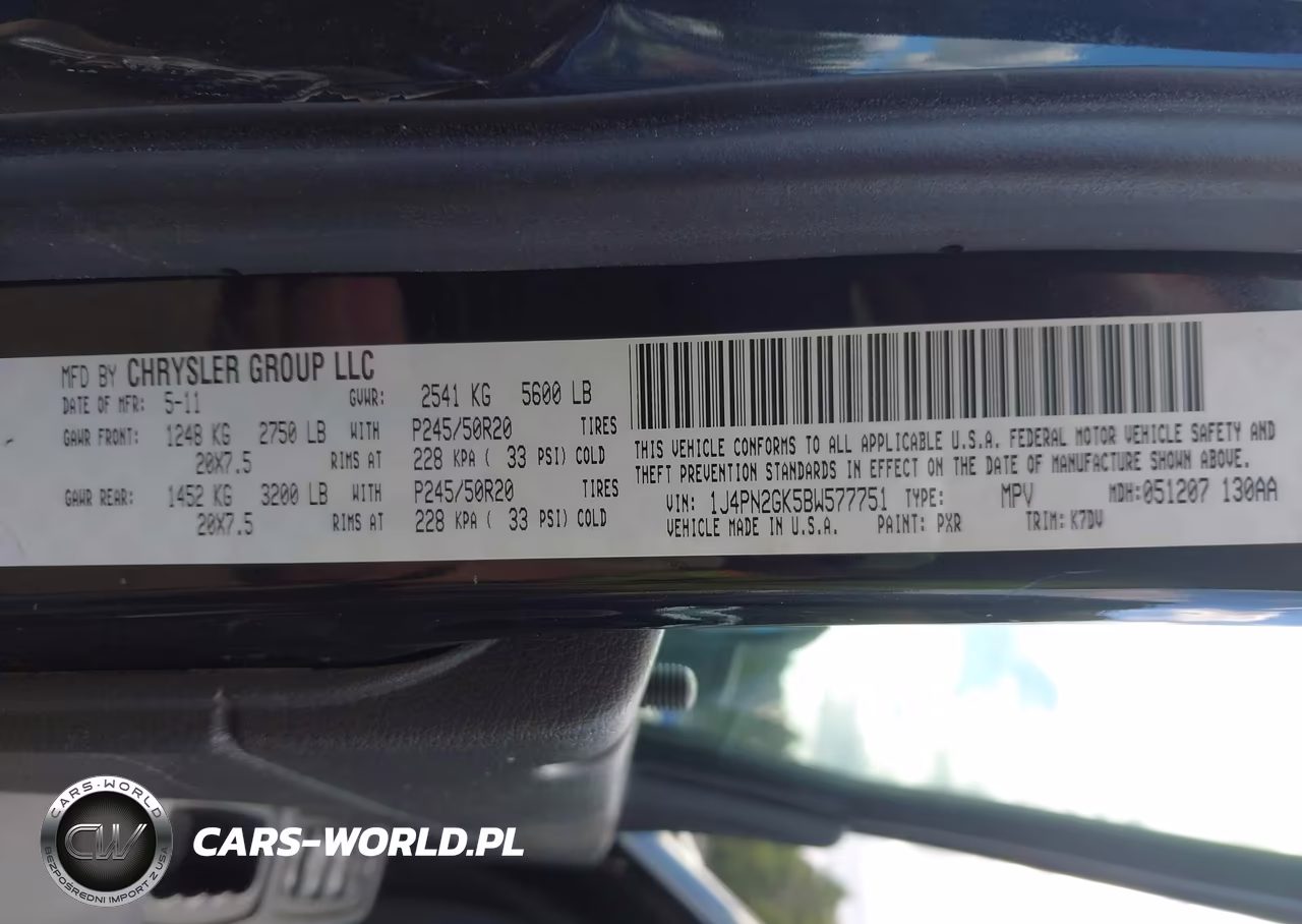 2011 Jeep Liberty Sport VIN:1J4PN2GK5BW577751 - 9
