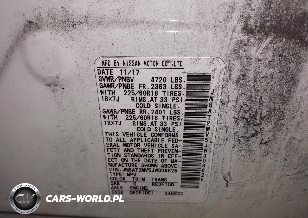 2018 Nissan Rogue Sl VIN:JN8AT2MV5JW309625 - 9