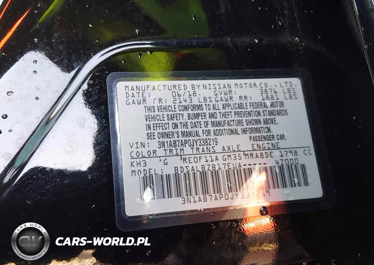 2018 Nissan Sentra S VIN:3N1AB7AP0JY338219 - 9