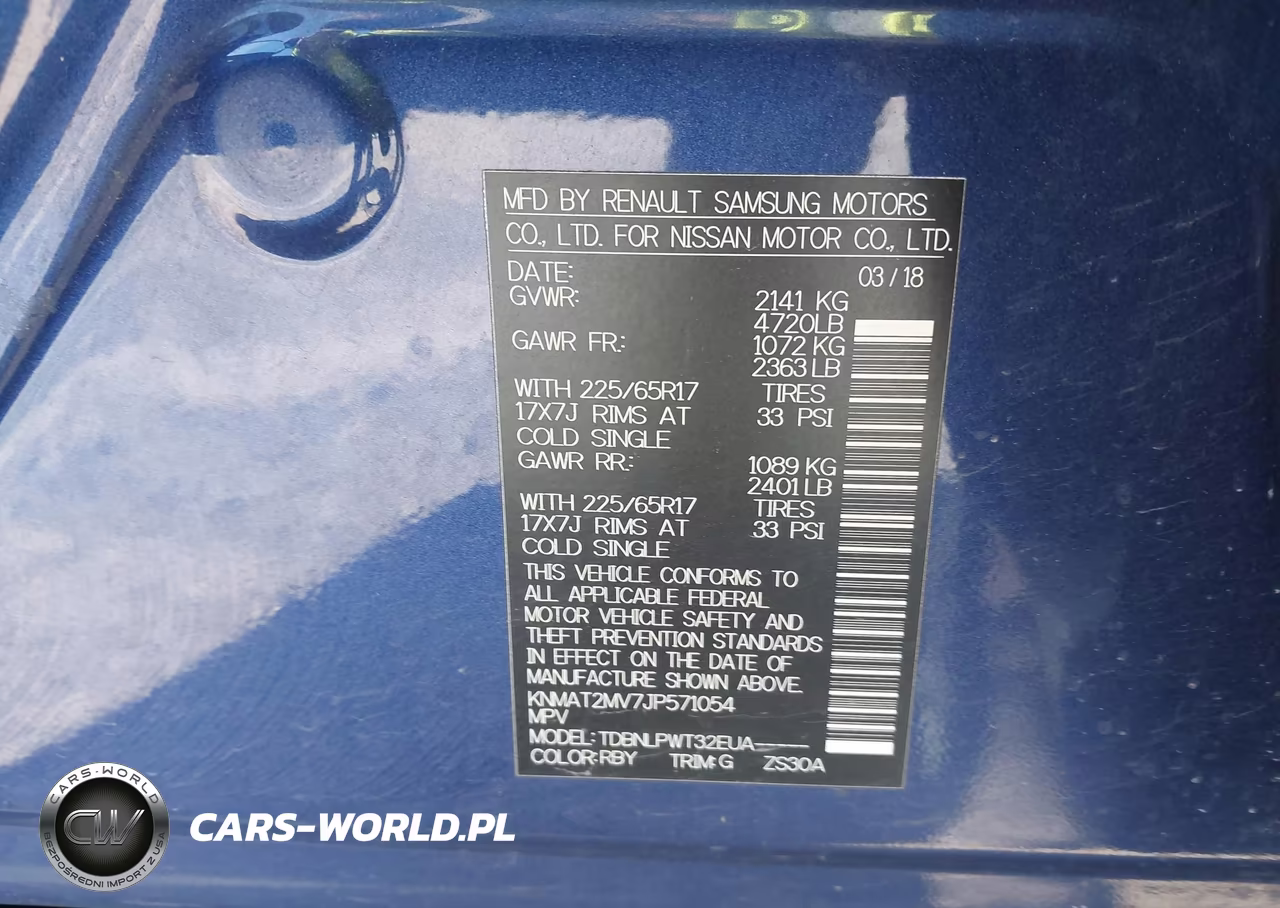 2018 Nissan Rogue S VIN:KNMAT2MV7JP571054 - 9