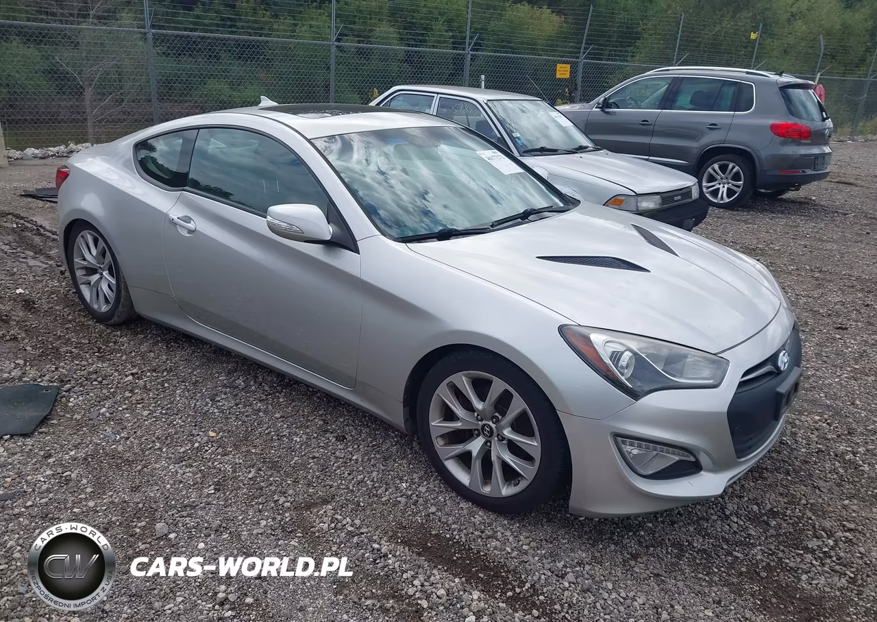 2013 Hyundai Genesis Coupe 3.8L VIN:KMHHU6KJXDU107938 - 1