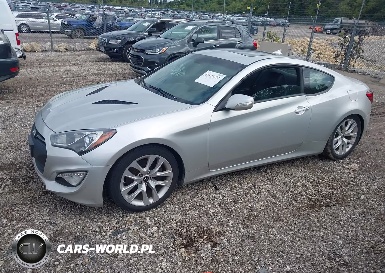 2013 Hyundai Genesis Coupe 3.8L VIN:KMHHU6KJXDU107938 - 2