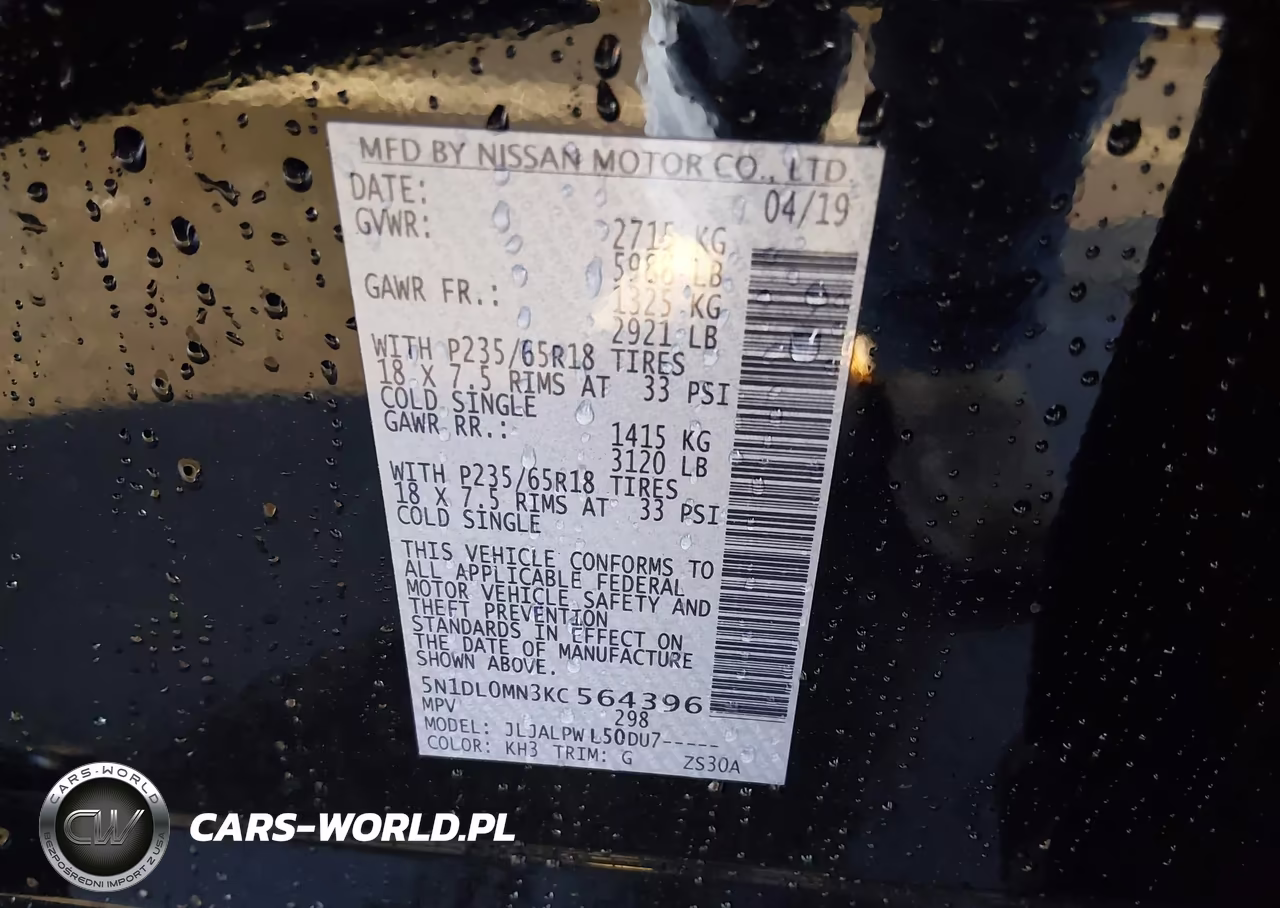 2019 Infiniti Qx60 Pure VIN:5N1DL0MN3KC564396 - 9