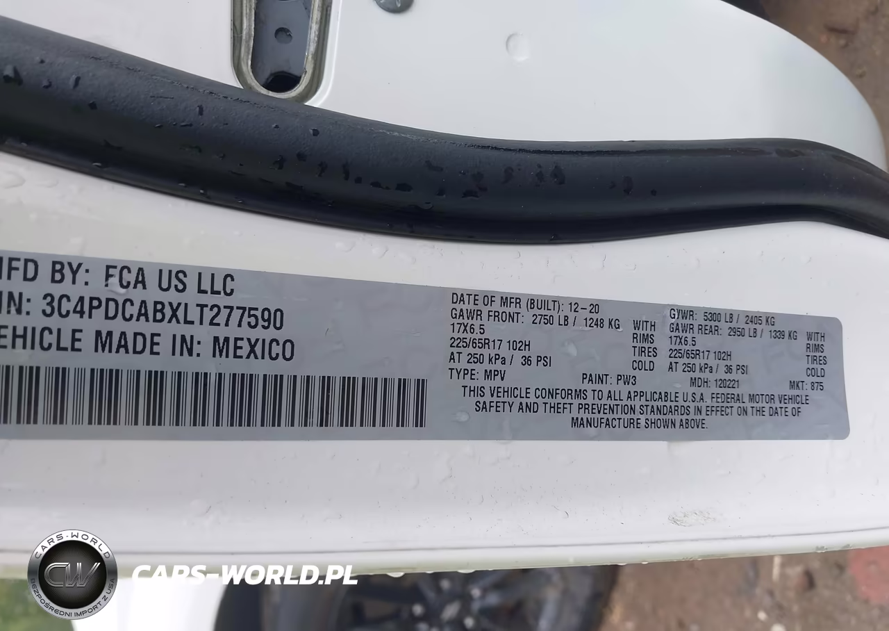 2020 Dodge Journey Se Value VIN:3C4PDCABXLT277590 - 9