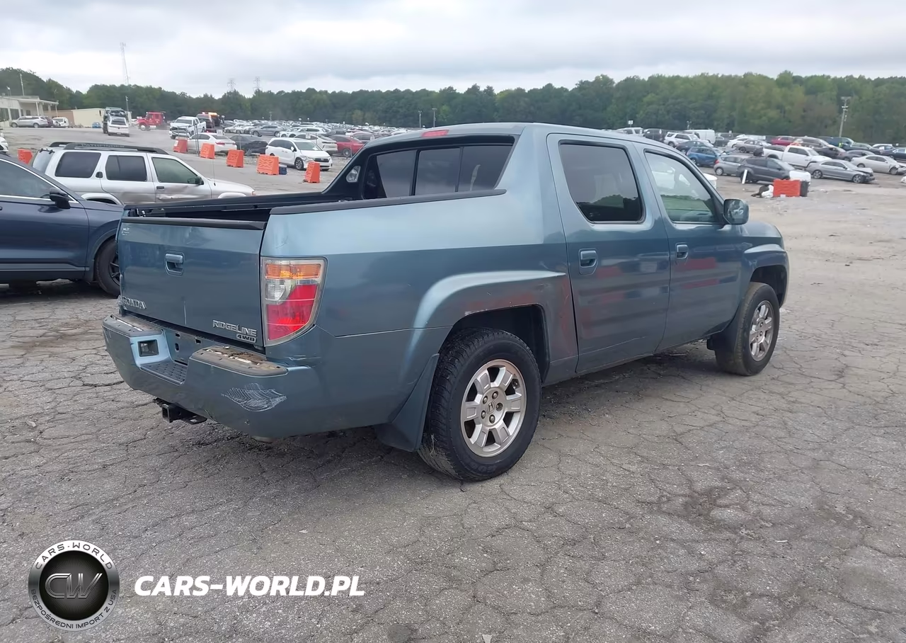 2008 Honda Ridgeline Rts VIN:2HJYK16418H522930 - 4