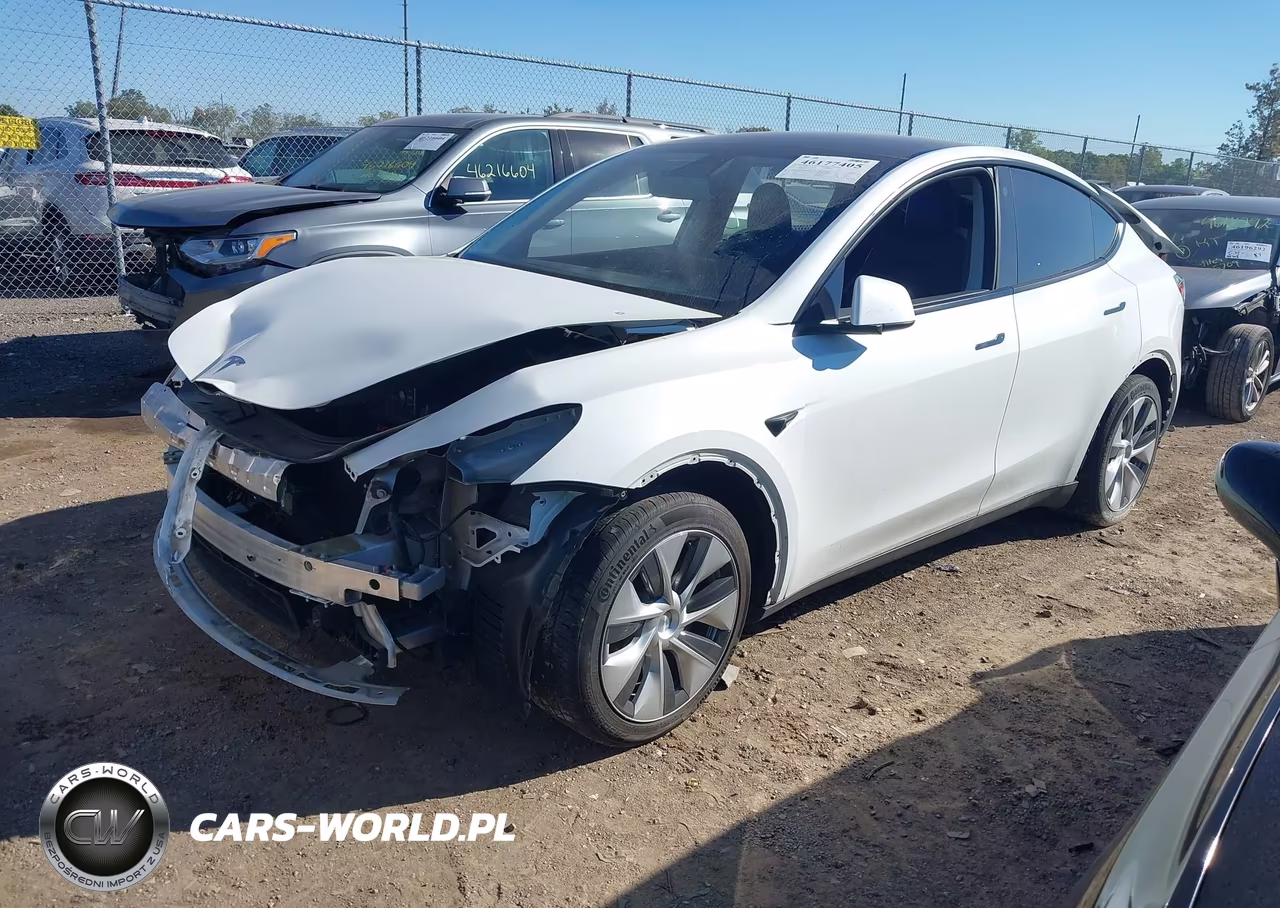 2023 Tesla Model Y Awd-Long Range Dual Motor All-Wheel Drive VIN:7SAYGDEE2PF767003 - 2