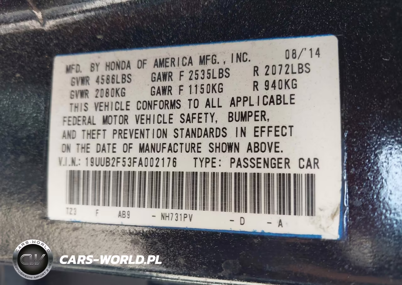 2015 Acura Tlx V6 Tech VIN:19UUB2F53FA002176 - 9