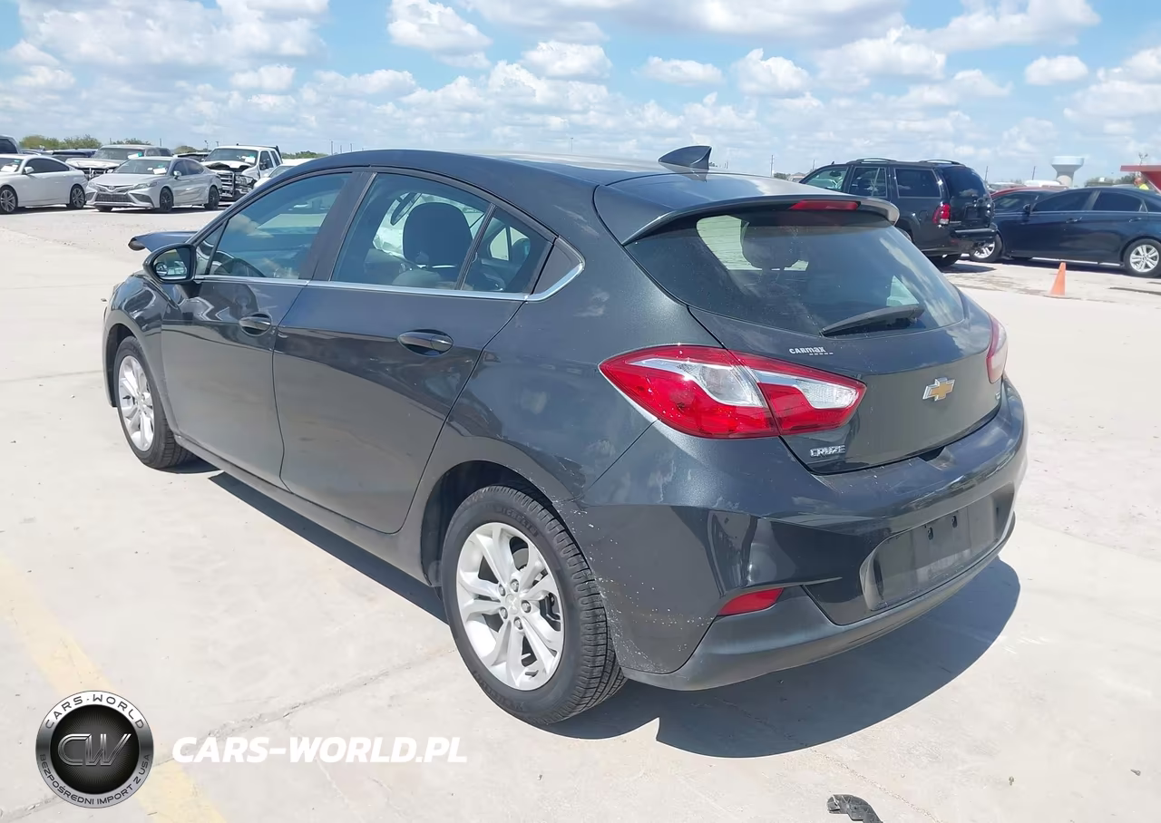 2019 Chevrolet Cruze Lt VIN:3G1BE6SM0KS594431 - 3
