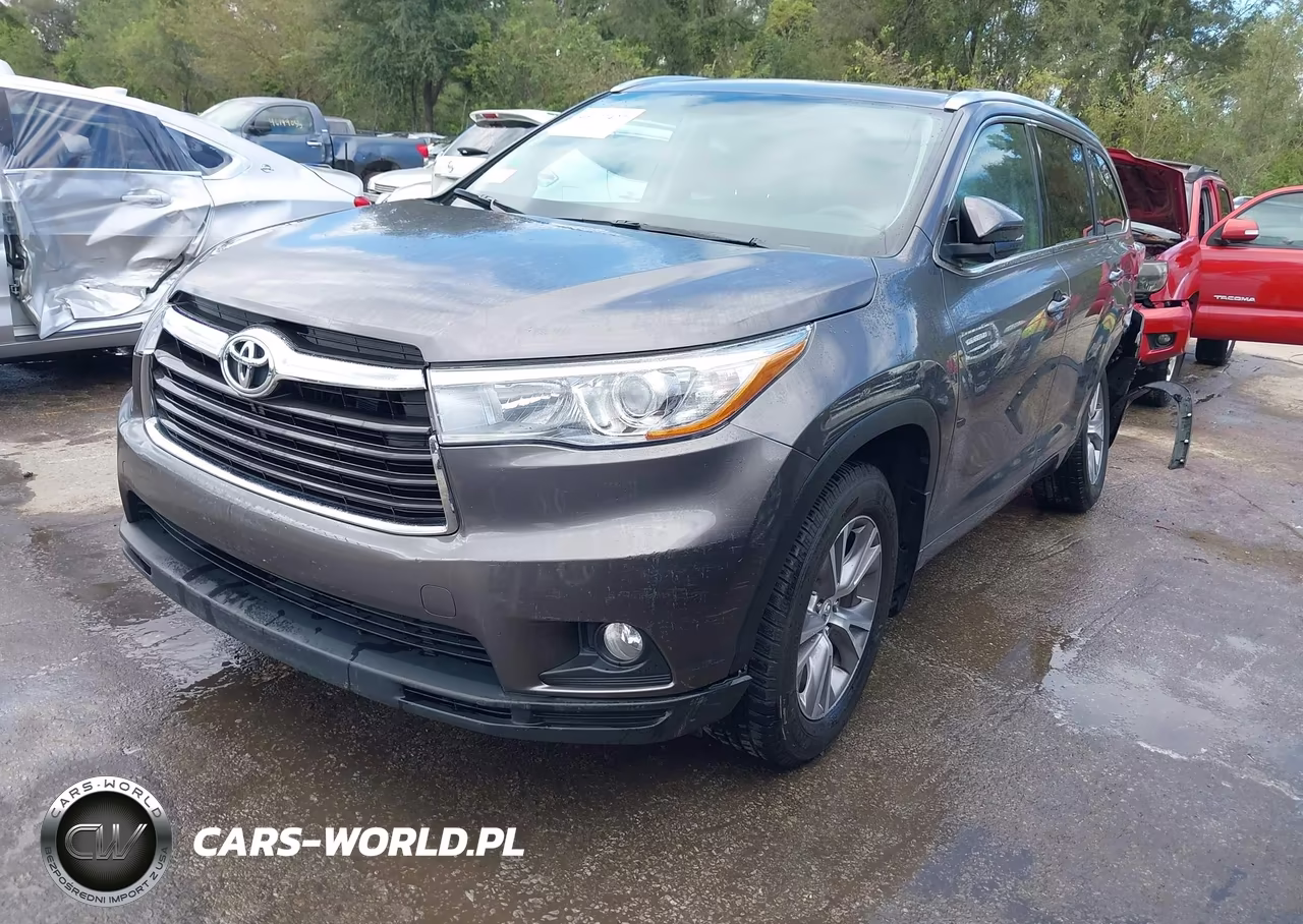 2015 Toyota Highlander Xle V6 VIN:5TDJKRFH7FS117452 - 2