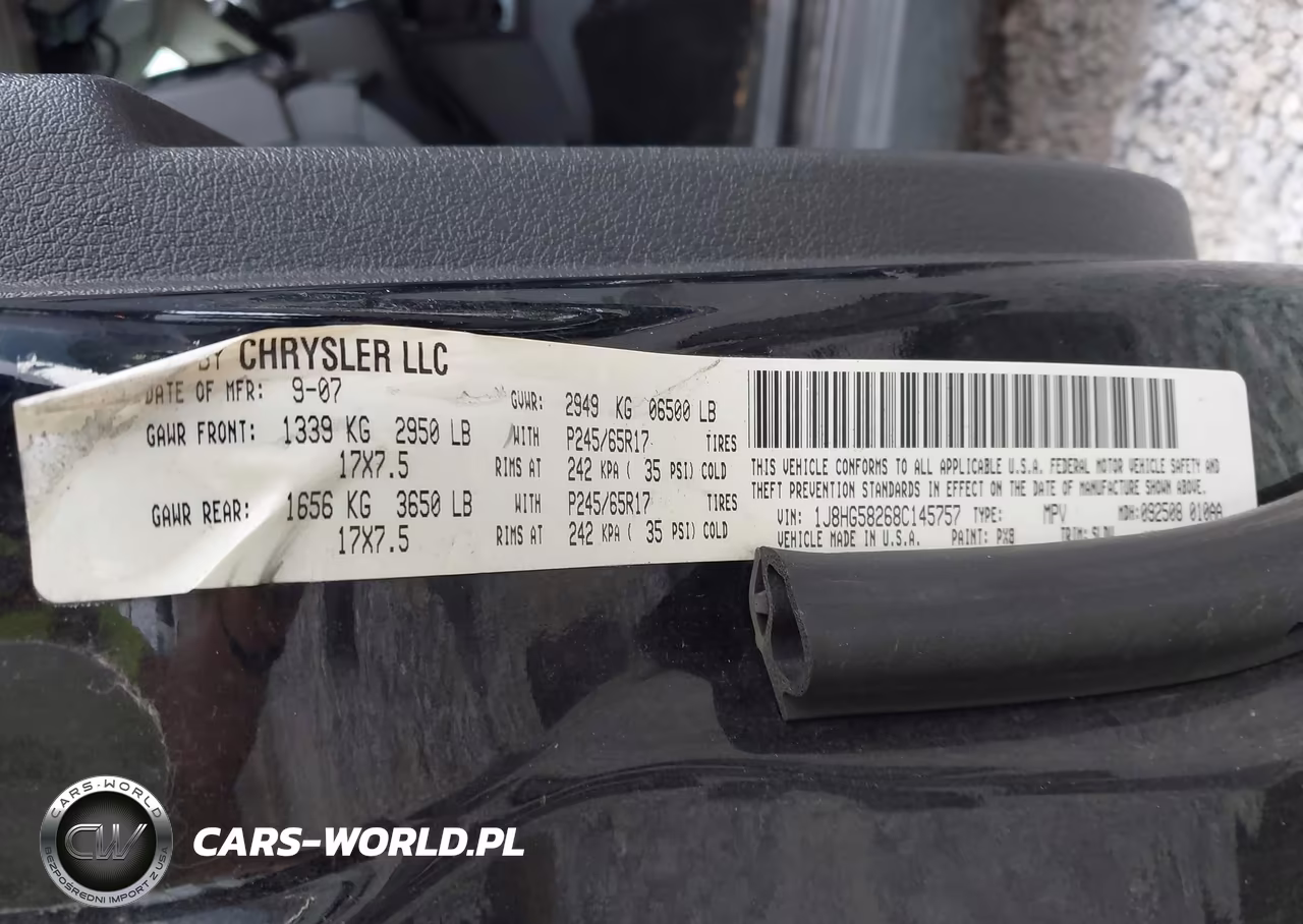 2008 Jeep Commander Limited VIN:1J8HG58268C145757 - 9