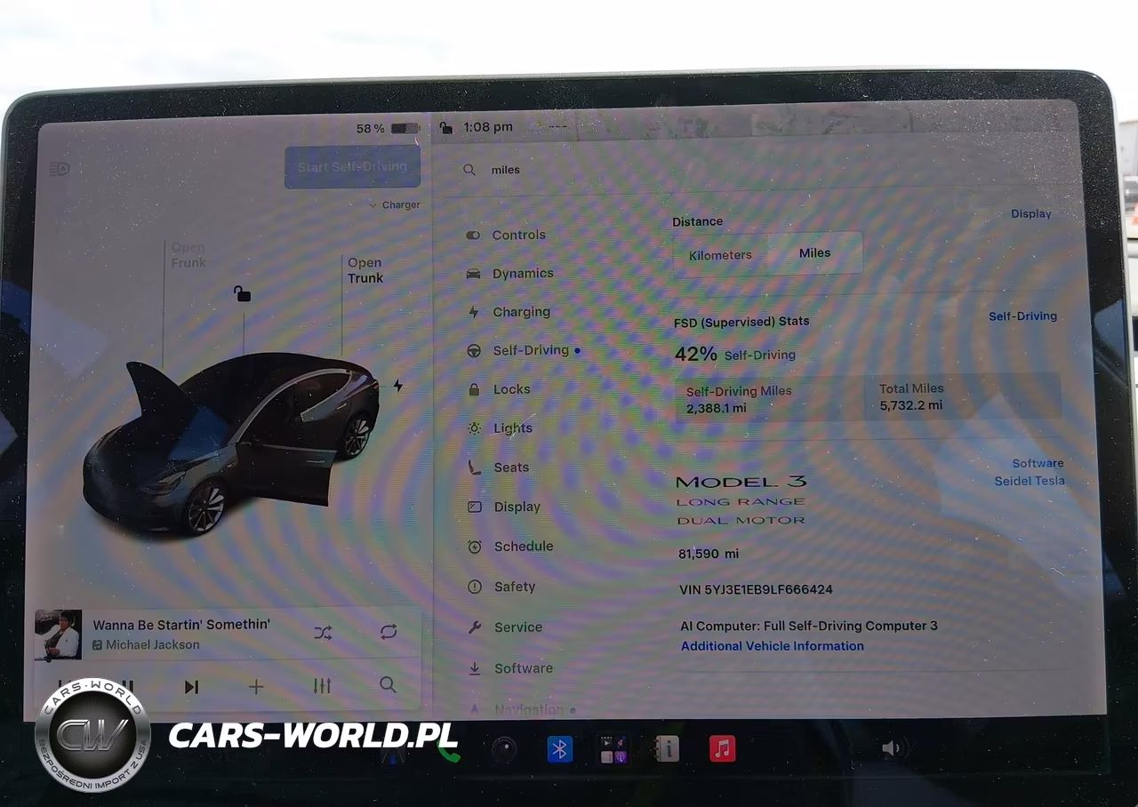 2020 Tesla Model 3 Long Range Dual Motor All-Wheel Drive VIN:5YJ3E1EB9LF666424 - 7
