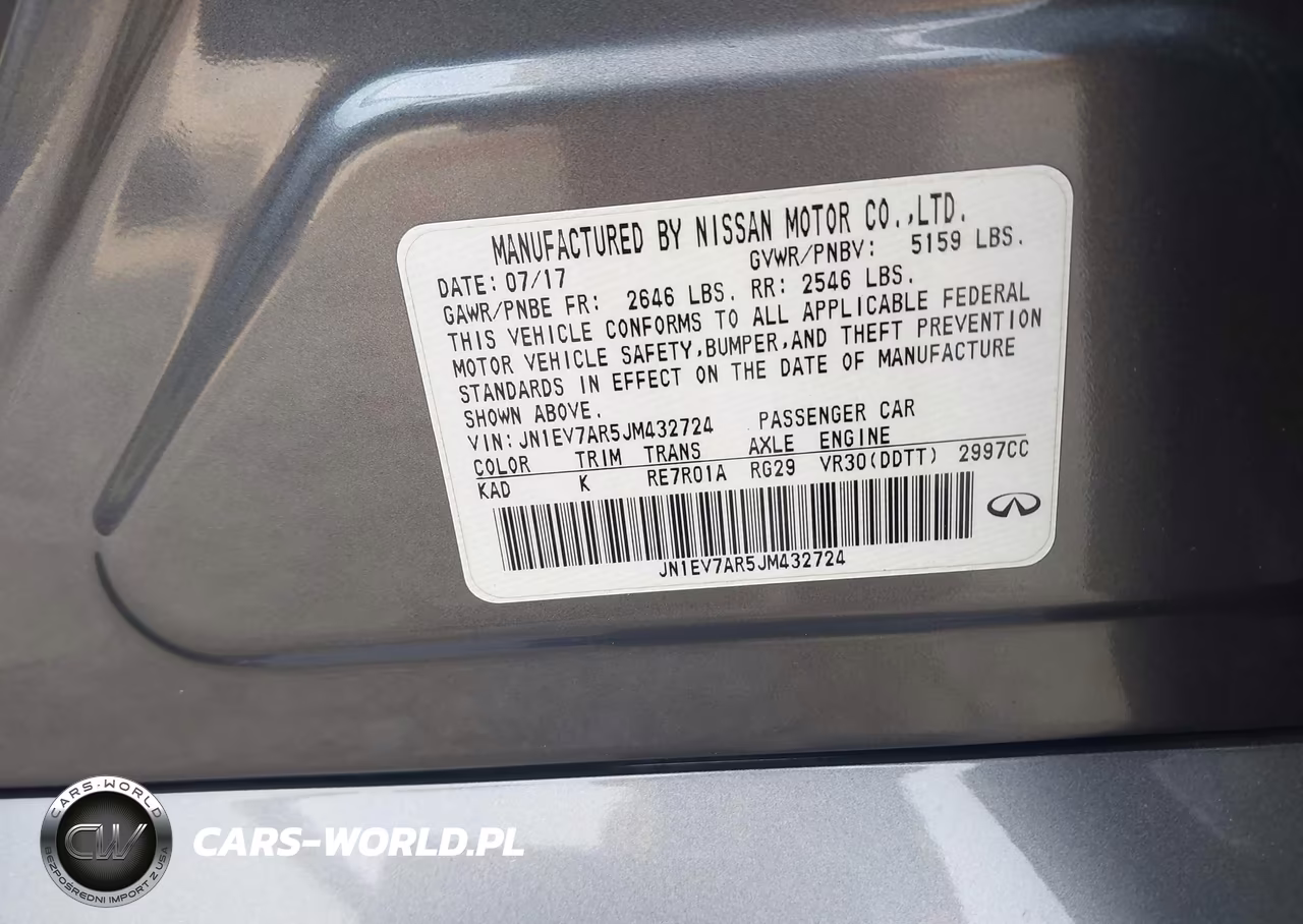 2018 Infiniti Q50 3.0T Luxe VIN:JN1EV7AR5JM432724 - 9
