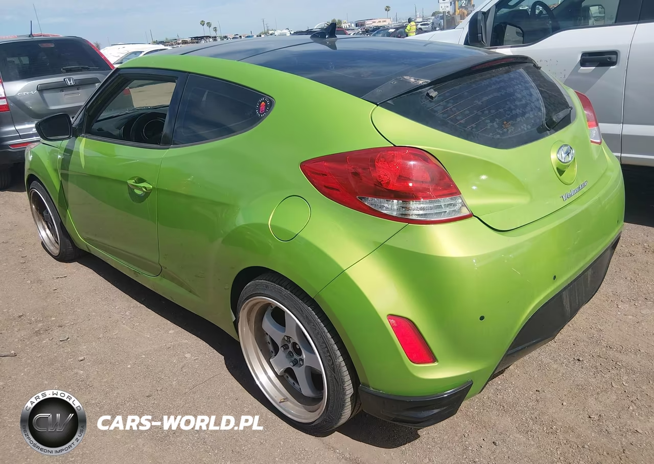 2012 Hyundai Veloster Base W-Black VIN:KMHTC6AD3CU041966 - 3