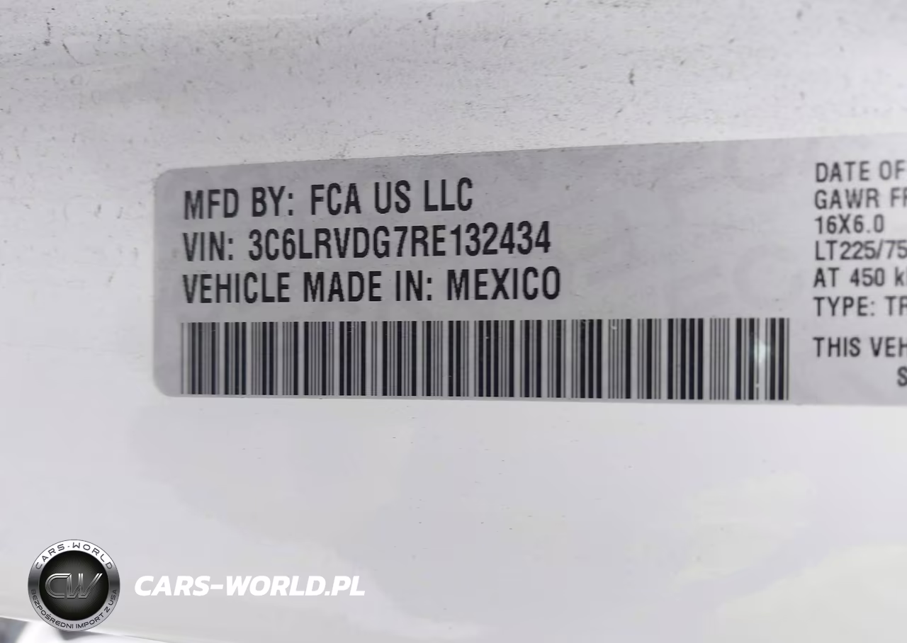 2024 Ram Promaster 2500 Tradesman High Roof 159 Wb W-Pass Seat VIN:3C6LRVDG7RE132434 - 9