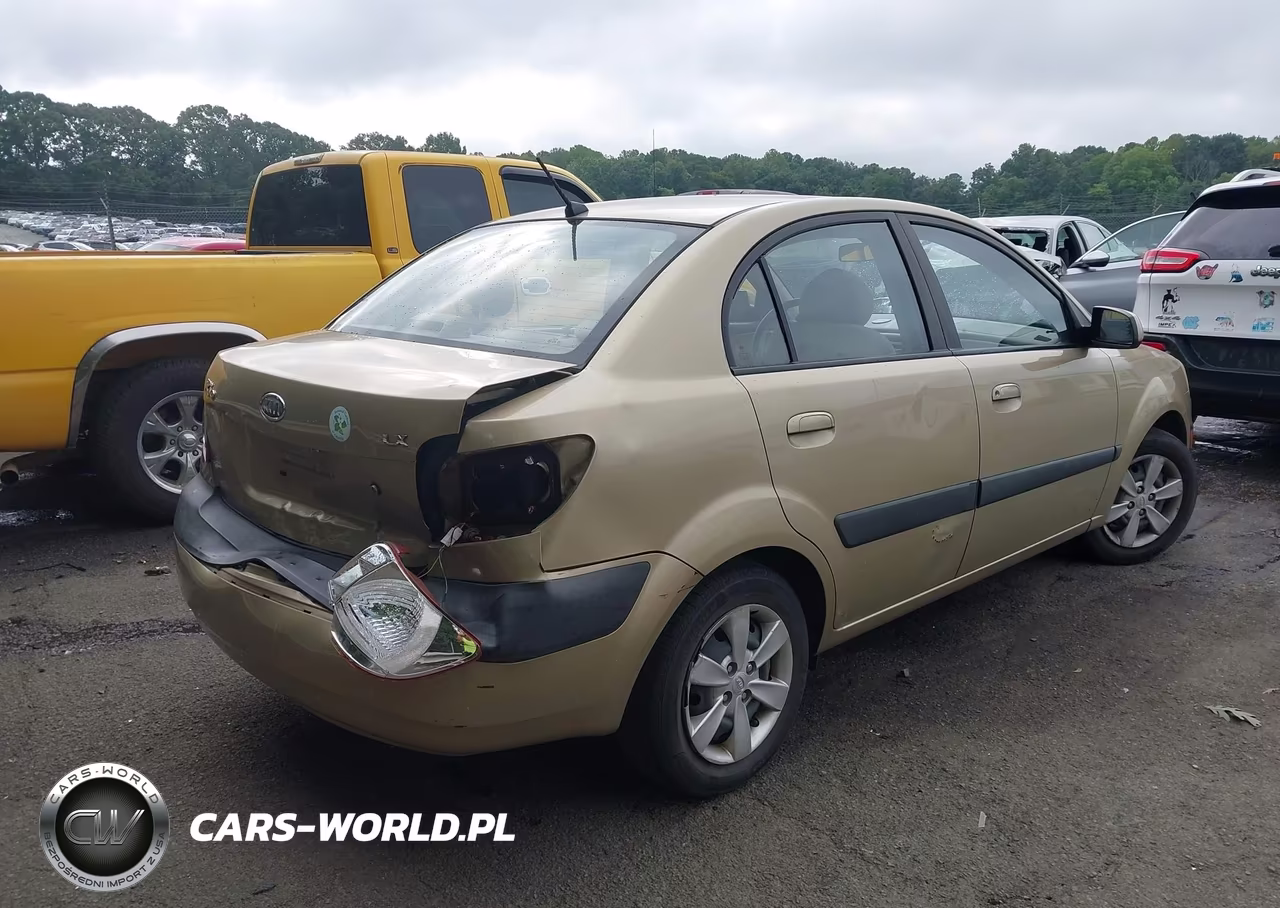 2008 Kia Rio Lx VIN:KNADE123986350846 - 4