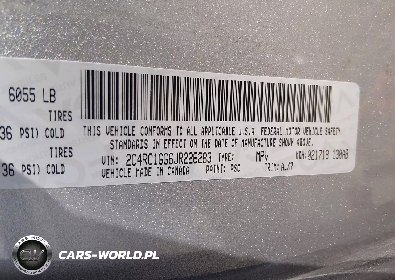 2018 Chrysler Pacifica Limited VIN:2C4RC1GG6JR226283 - 9