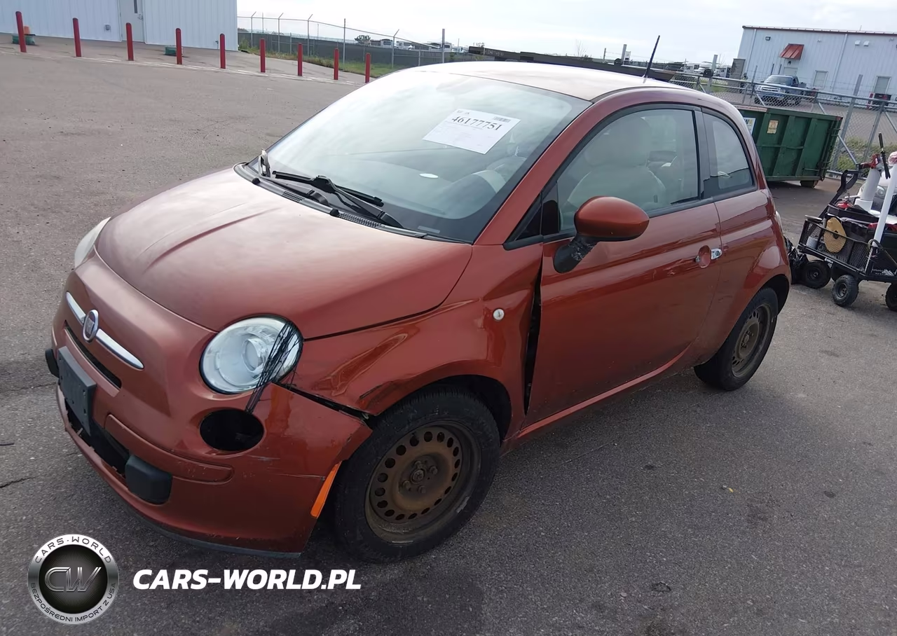 2015 Fiat 500 Pop VIN:3C3CFFAR3FT672954 - 2