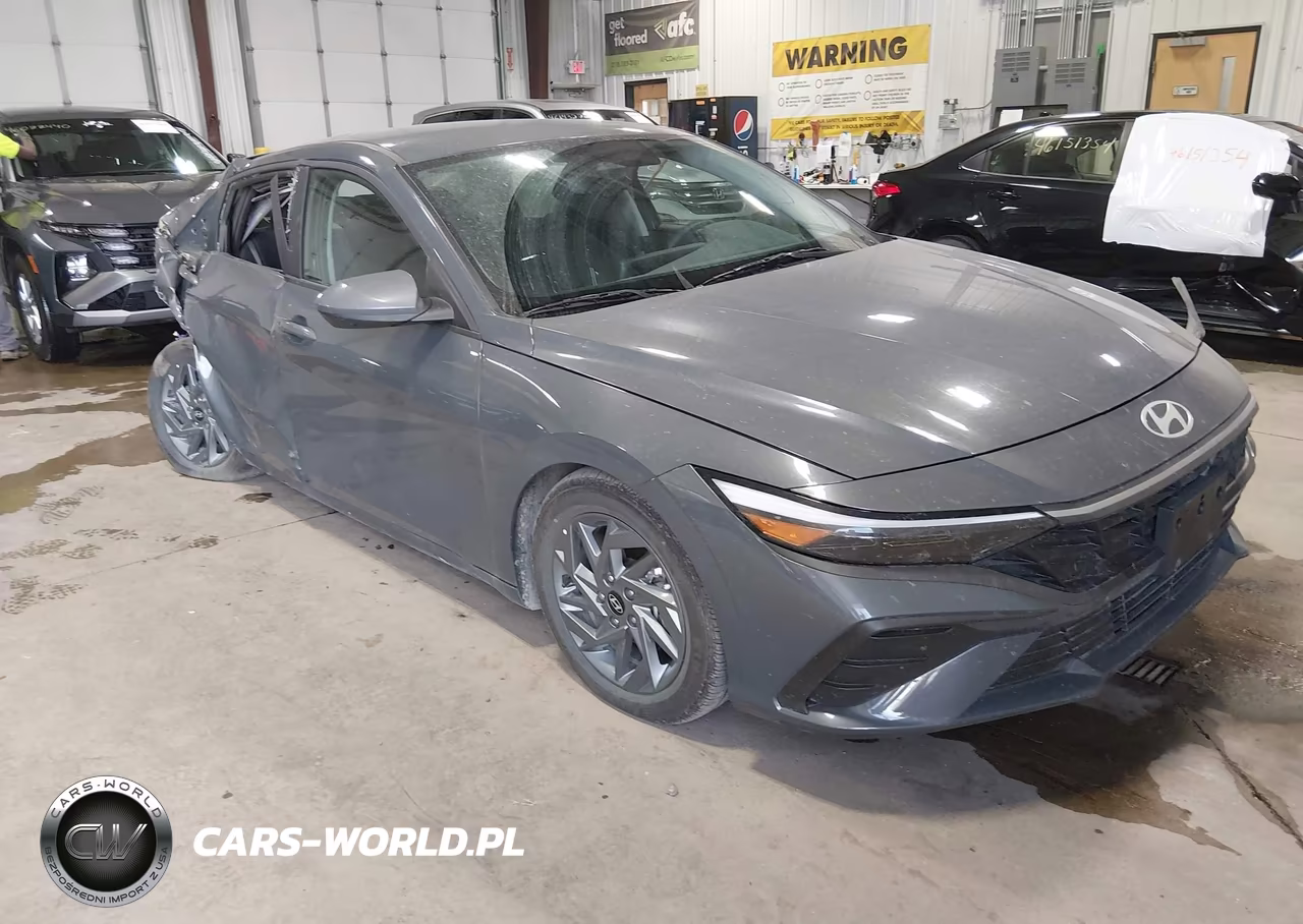 2026 Hyundai Elantra Hybrid Blue VIN:KMHLM4DJ7TU199410 - 1