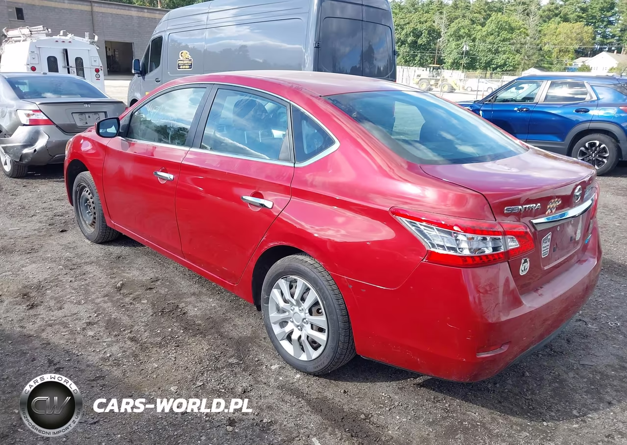 2014 Nissan Sentra Fe+ S-Fe+ Sv-S-Sl-Sr-Sv VIN:3N1AB7AP2EL677339 - 3
