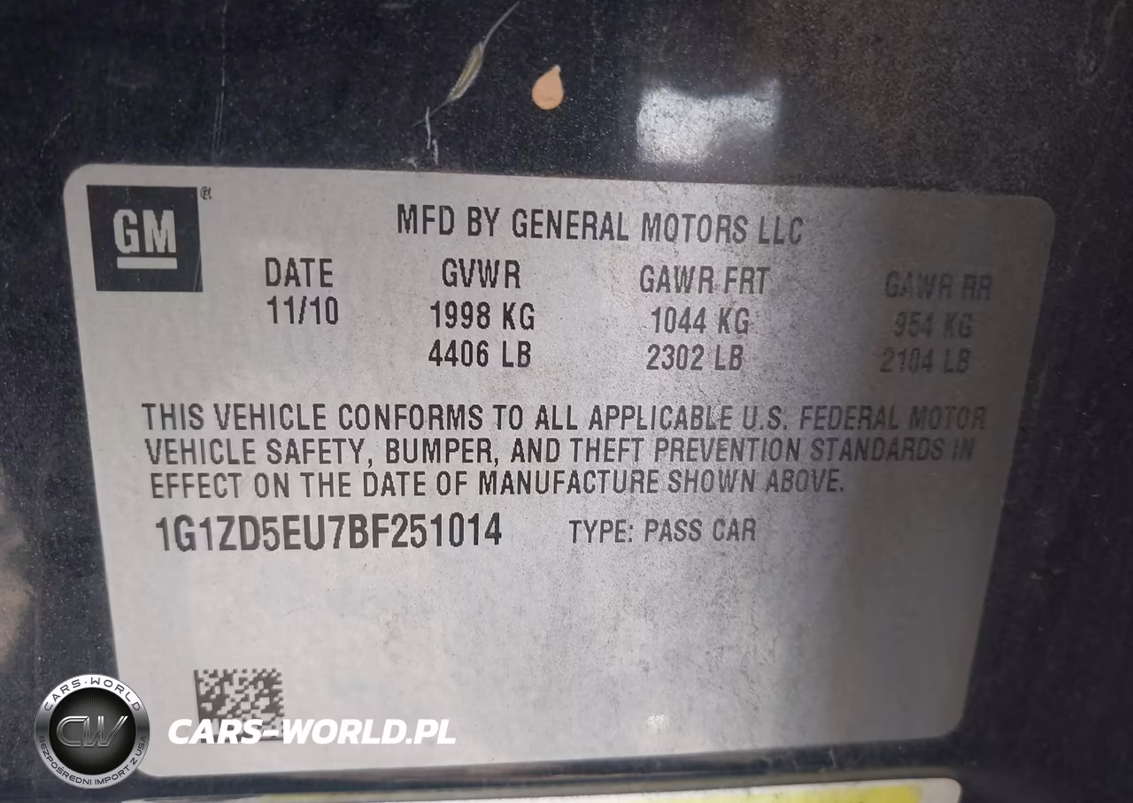 2011 Chevrolet Malibu 2Lt VIN:1G1ZD5EU7BF251014 - 9