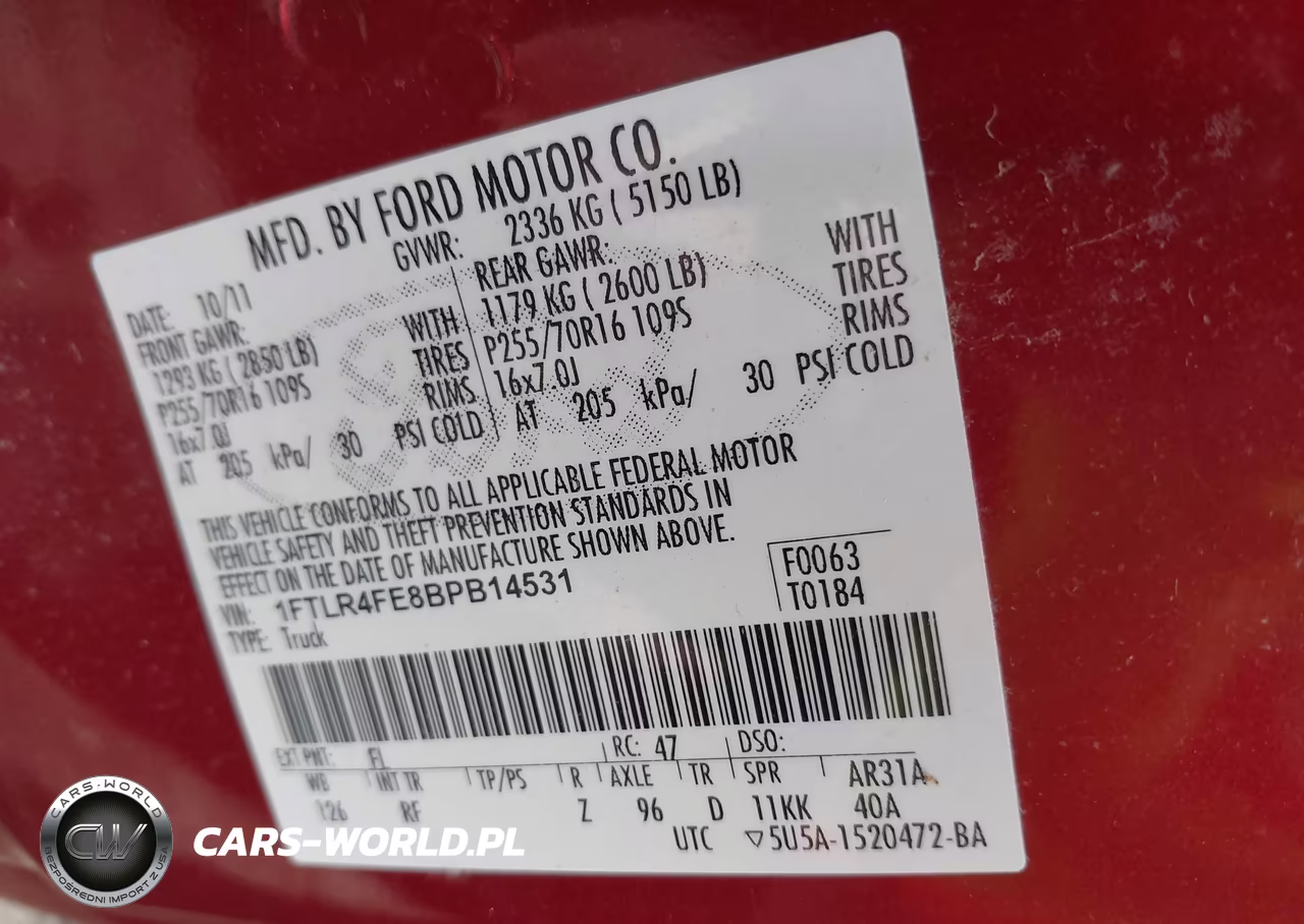 2011 Ford Ranger Xlt VIN:1FTLR4FE8BPB14531 - 9