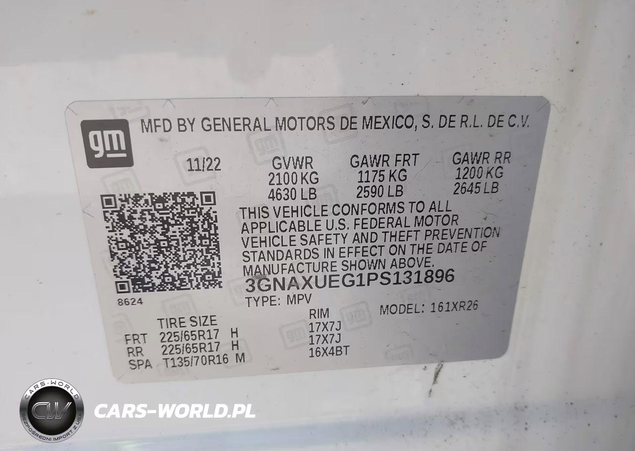 2023 Chevrolet Equinox Awd Lt VIN:3GNAXUEG1PS131896 - 9
