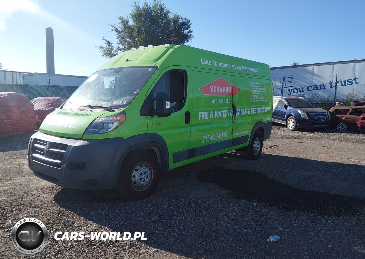 2017 Ram Promaster 2500 High Roof 159 Wb VIN:3C6TRVDG4HE539819 - 2