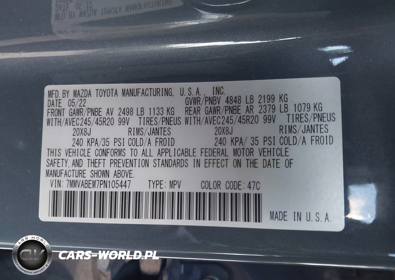 2023 Mazda Cx-50 2.5 S Premium Plus VIN:7MMVABEM7PN105447 - 9