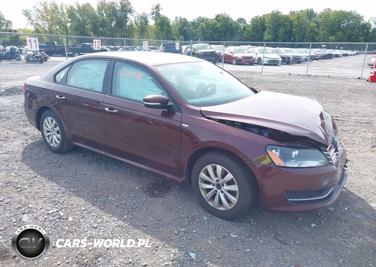 2014 Volkswagen Passat 1.8T Wolfsburg Edition VIN:1VWAT7A31EC091943 - 1