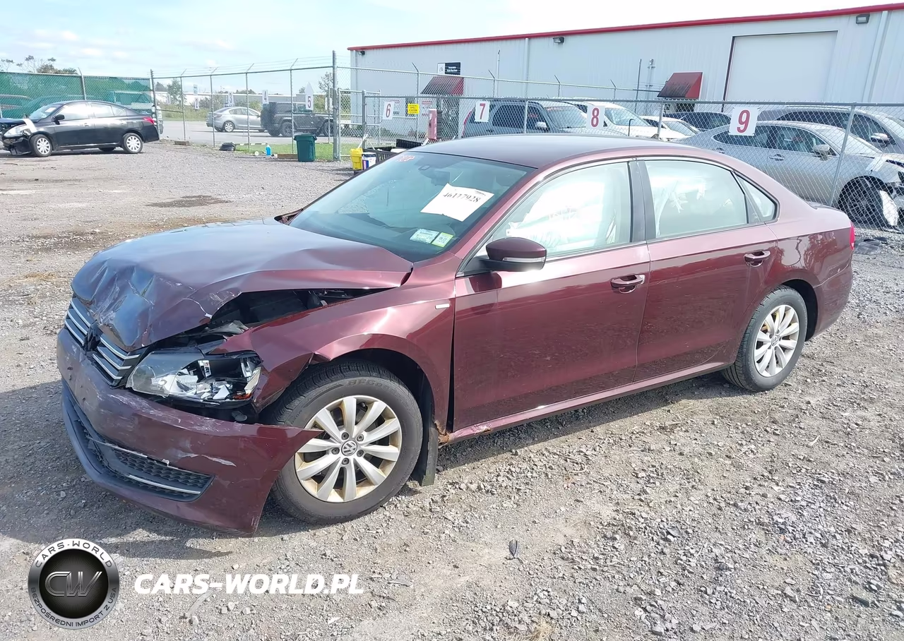 2014 Volkswagen Passat 1.8T Wolfsburg Edition VIN:1VWAT7A31EC091943 - 2