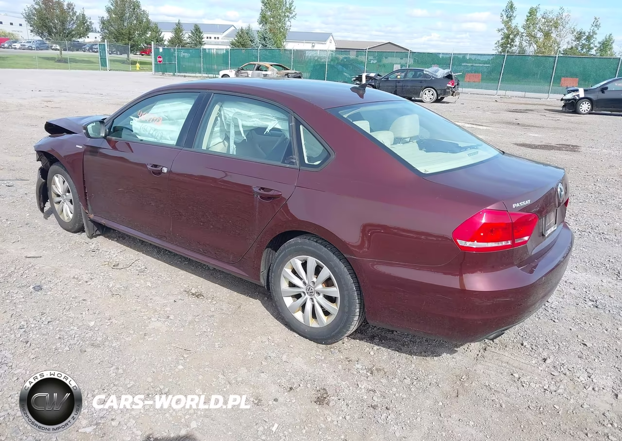 2014 Volkswagen Passat 1.8T Wolfsburg Edition VIN:1VWAT7A31EC091943 - 3