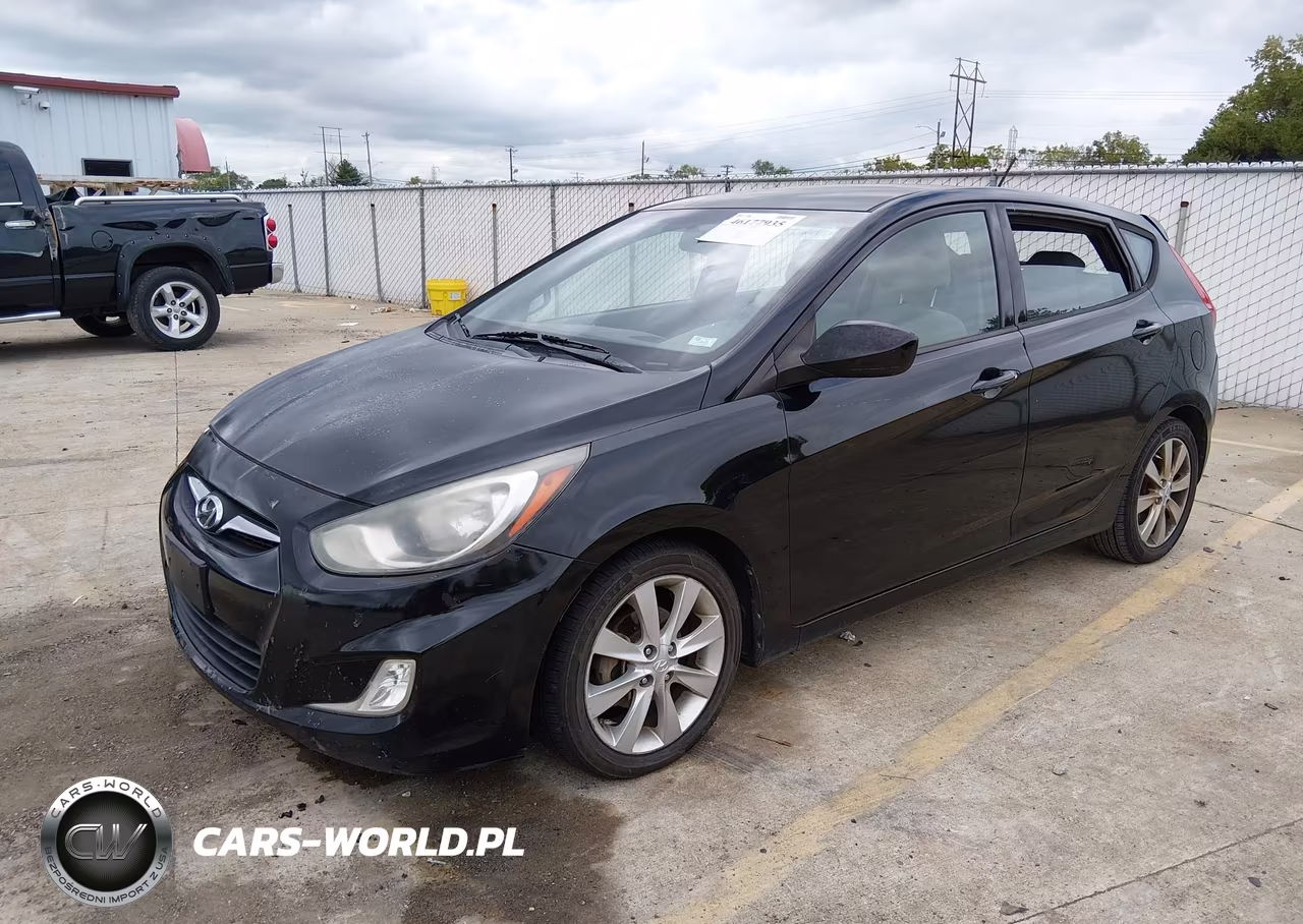 2012 Hyundai Accent Se VIN:KMHCU5AE2CU022857 - 2