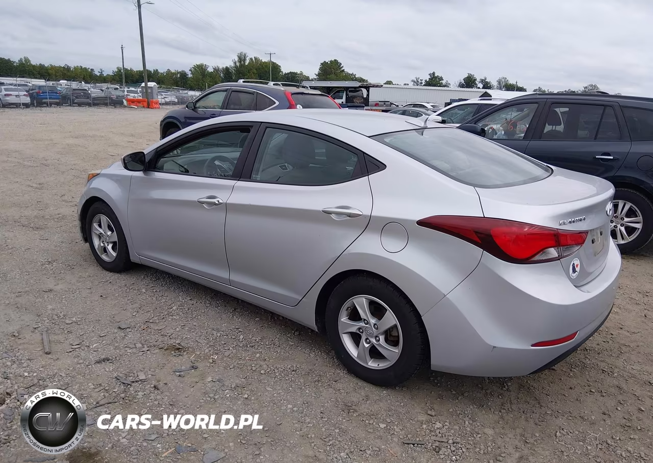 2014 Hyundai Elantra Se VIN:5NPDH4AEXEH504528 - 3