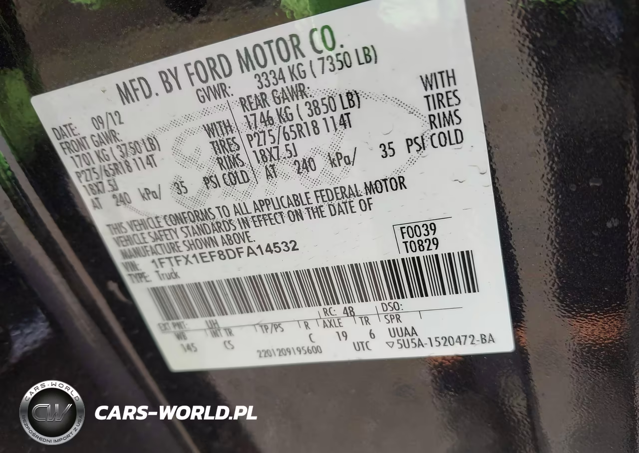2013 Ford F-150 Stx VIN:1FTFX1EF8DFA14532 - 9