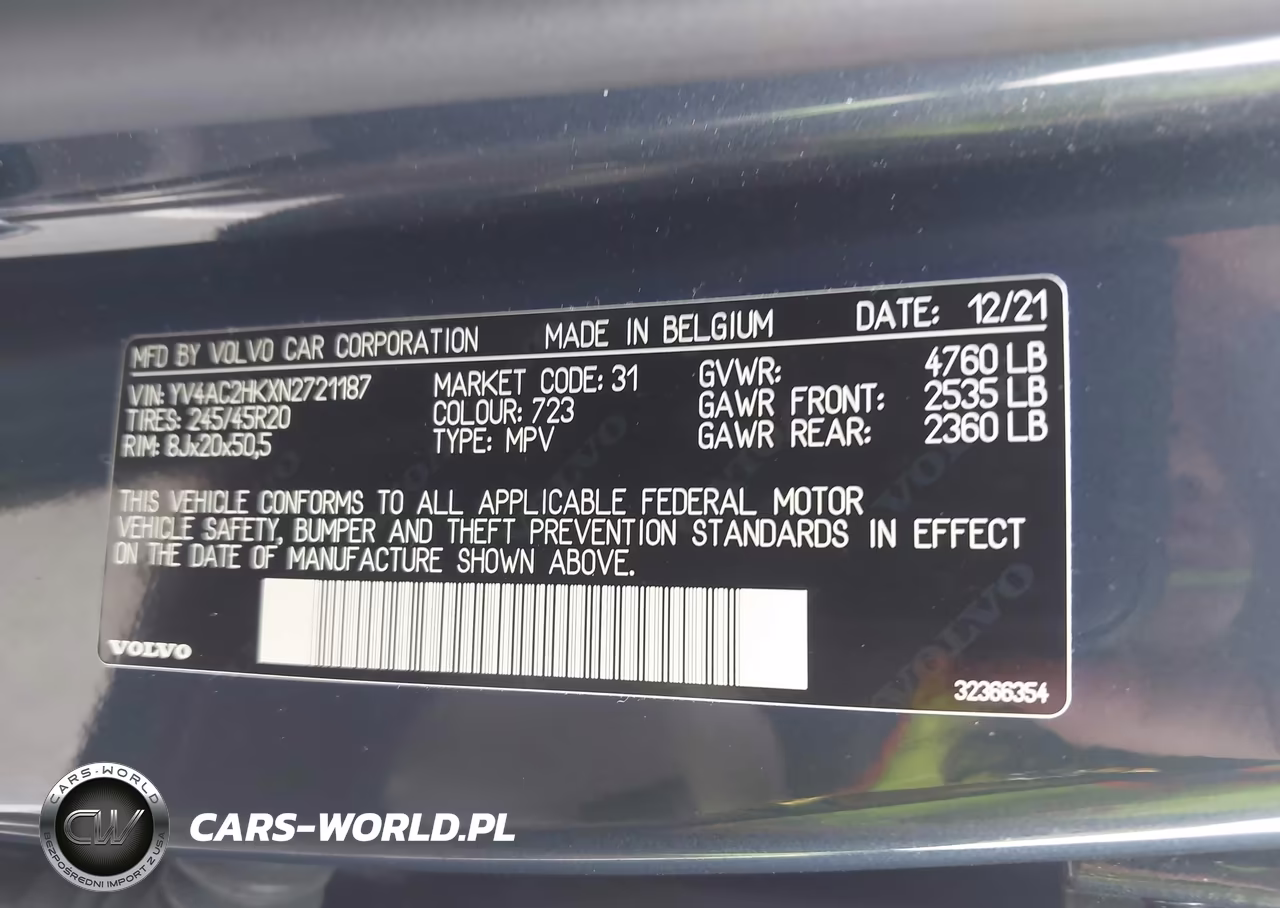 2022 Volvo Xc40 Momentum VIN:YV4AC2HKXN2721187 - 9