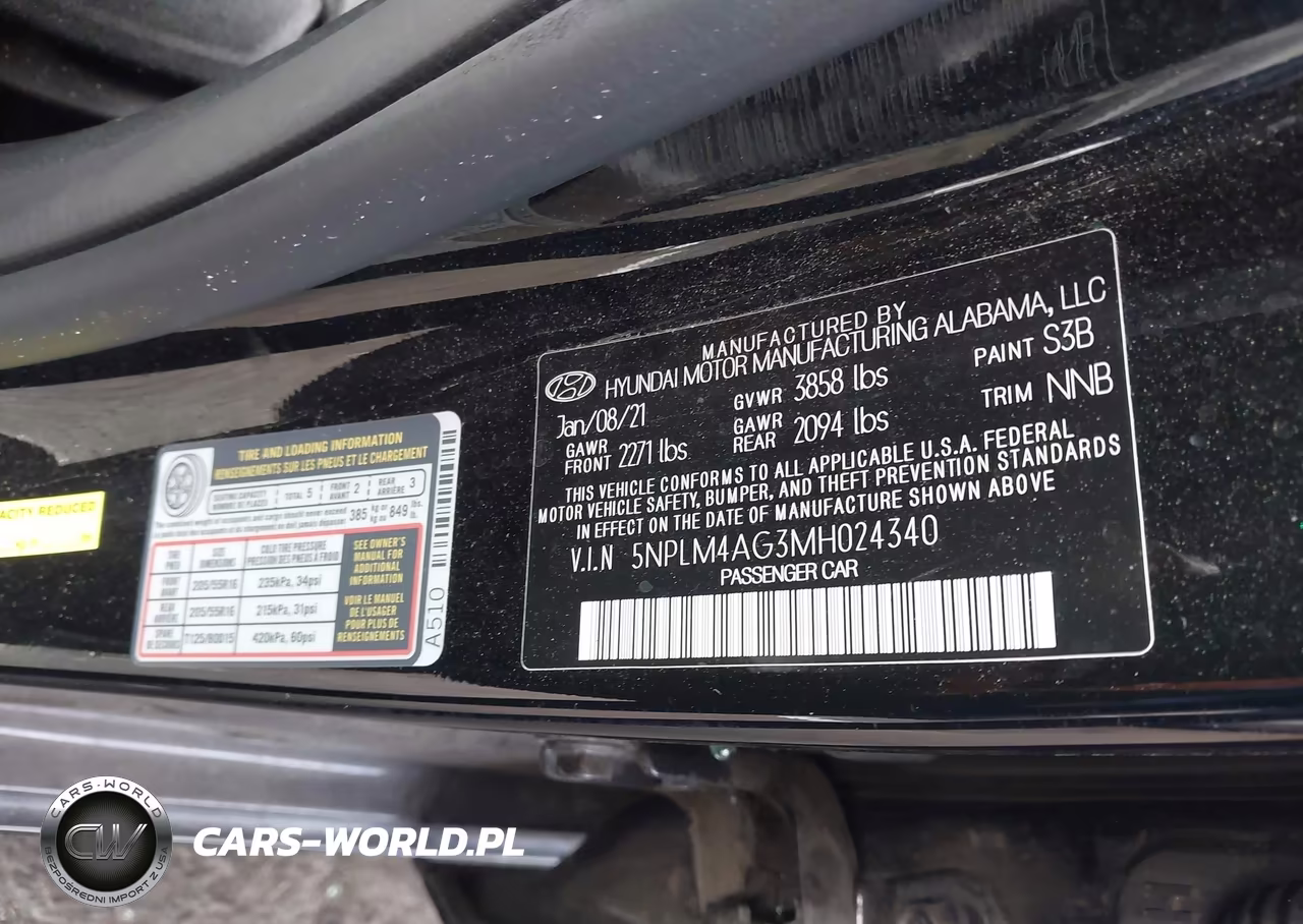 2021 Hyundai Elantra Sel VIN:5NPLM4AG3MH024340 - 9