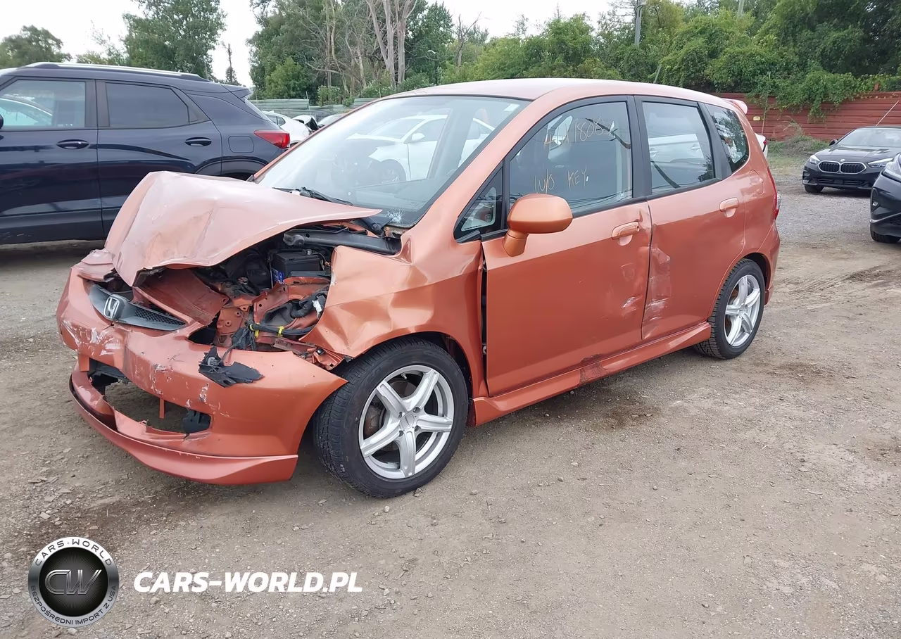 2008 Honda Fit Sport VIN:JHMGD38658S029389 - 2