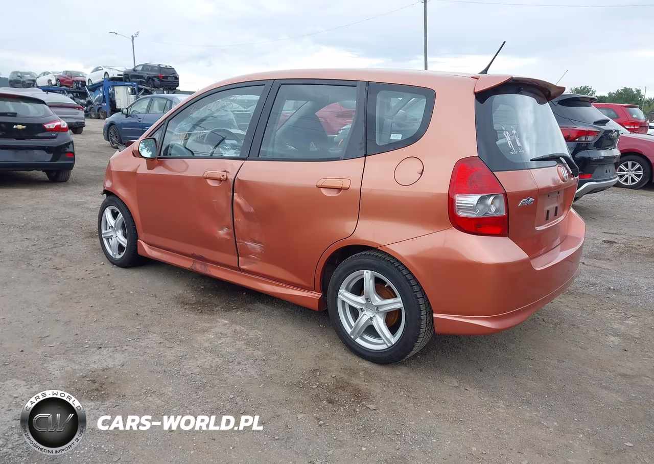 2008 Honda Fit Sport VIN:JHMGD38658S029389 - 3