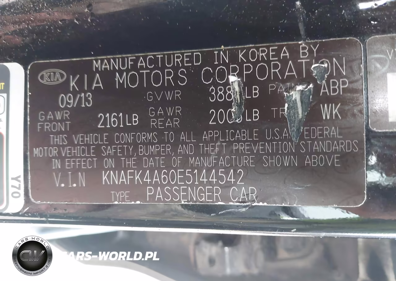 2014 Kia Forte Lx VIN:KNAFK4A60E5144542 - 9