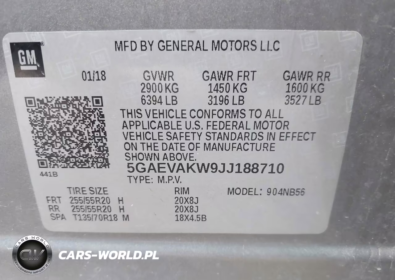 2018 Buick Enclave Essence VIN:5GAEVAKW9JJ188710 - 9