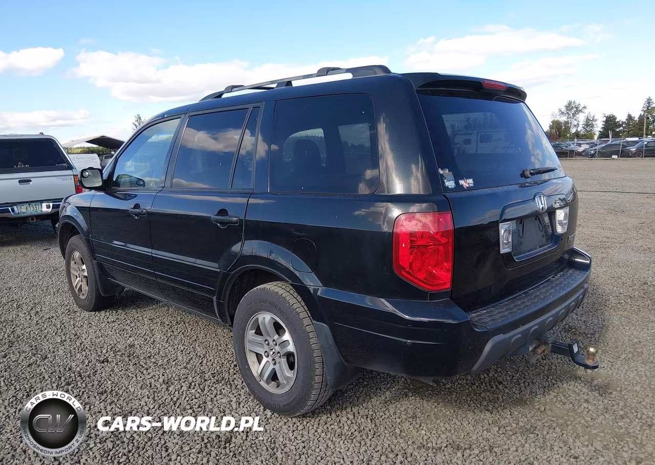2005 Honda Pilot Ex-L VIN:2HKYF185X5H566362 - 3