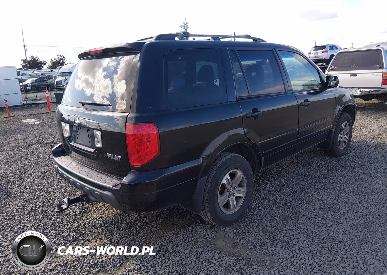2005 Honda Pilot Ex-L VIN:2HKYF185X5H566362 - 4