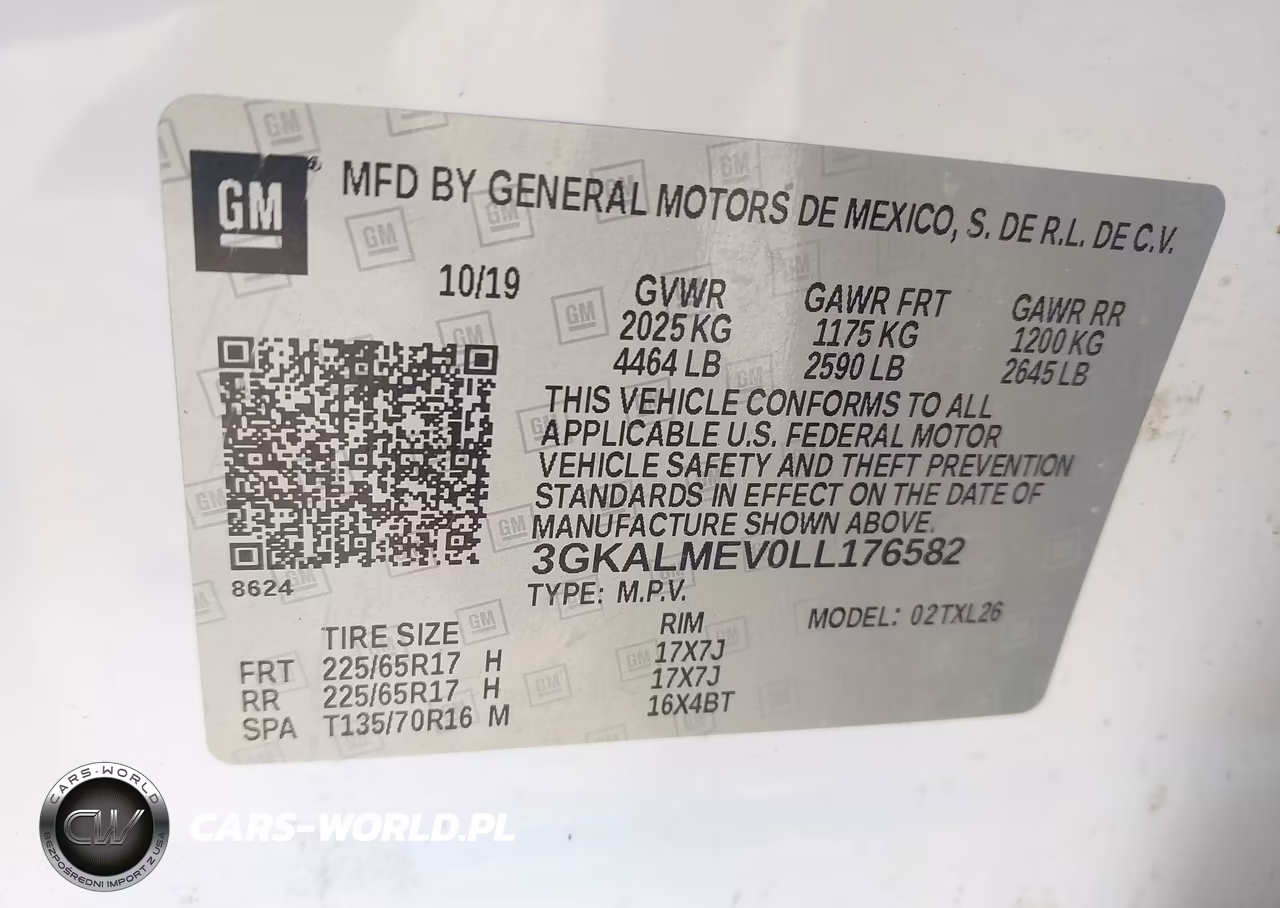 2020 GMC Terrain Fwd Sle VIN:3GKALMEV0LL176582 - 9
