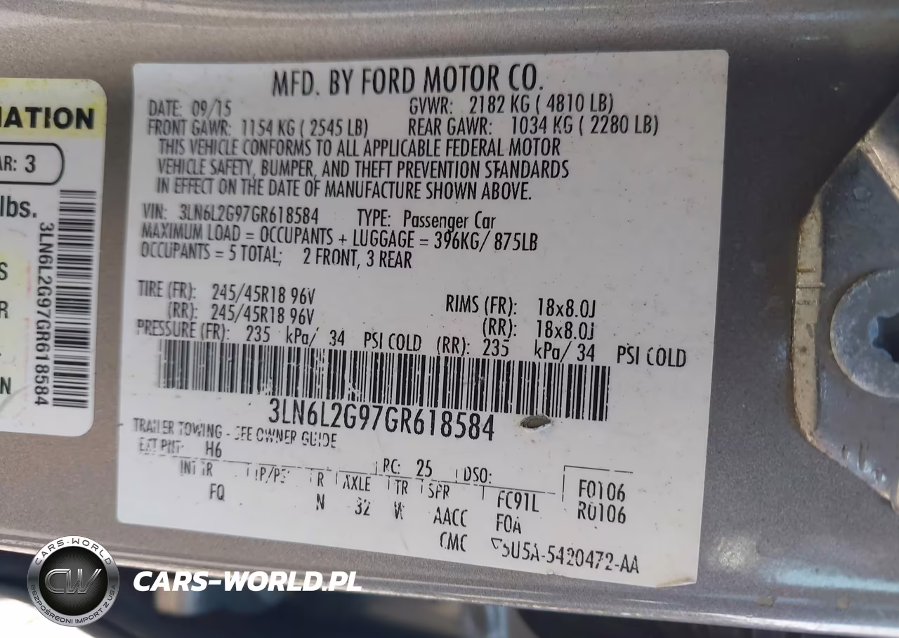2016 Lincoln Mkz VIN:3LN6L2G97GR618584 - 9
