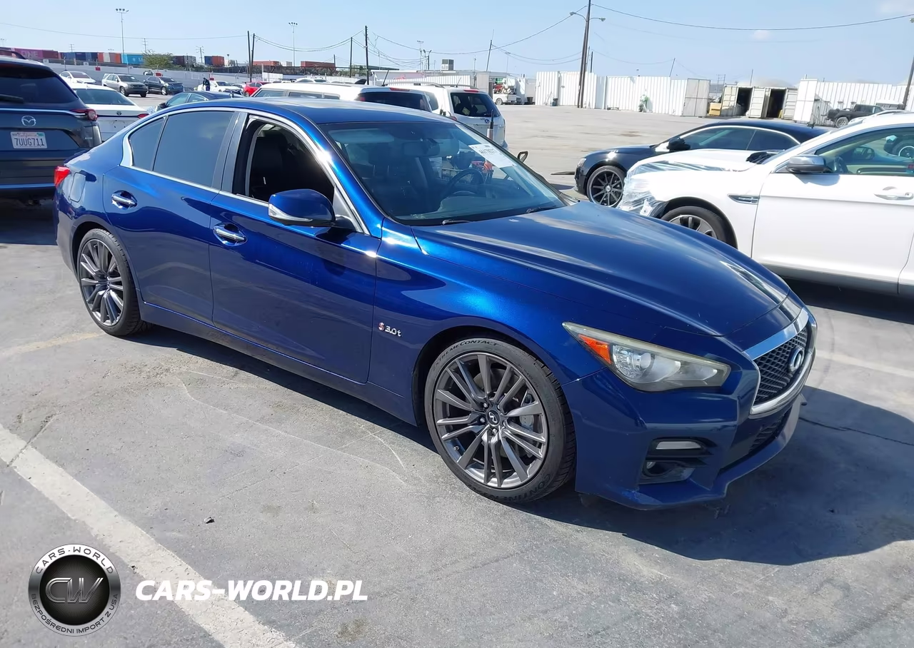 2016 Infiniti Q50 3.0T Red Sport 400 VIN:JN1FV7AP4GM420267 - 1