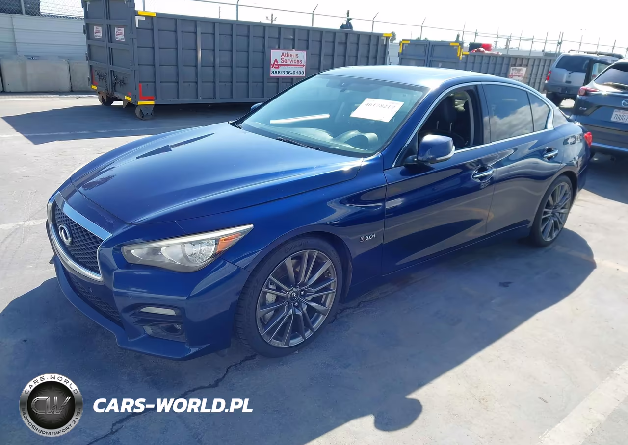 2016 Infiniti Q50 3.0T Red Sport 400 VIN:JN1FV7AP4GM420267 - 2