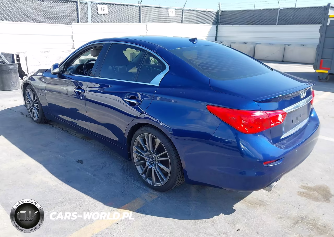 2016 Infiniti Q50 3.0T Red Sport 400 VIN:JN1FV7AP4GM420267 - 3